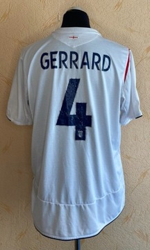 Koszulka Piłkarska Anglia 2006 Gerrard 4 Umbro