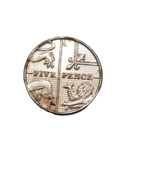 MONETA WIELKA BRYTANIA 5 PENCE 2015