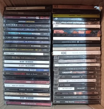 Płyty 50x cd Hip Hop Rap kali kękę dr dre eminem