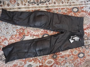 Spodnie skórzane motocyklowe firmy Adrenaline Cavalier