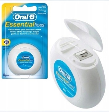 Nić dentystyczna Oral-B Essential Floss50m miętowa