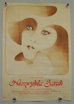 NIEZWYKŁA SARAH - PLAKAT FILMOWY