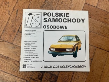 Polskie samochody osobowe album do wklejania