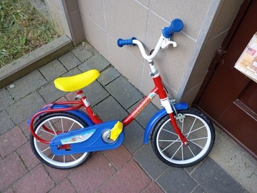 Rowerek dla 3-5 latka wyprodukowane we Włoszech ( Dino wzór )