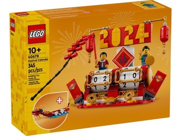 #NOWE# LEGO 40678 KALENDARZ 2024 FESTIWALOWY wys24