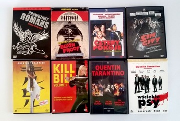 DVD 10 filmów TARANTINO Pulp fiction Wściekłe psy