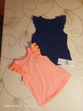 T-shirt, top,dziewczynka, r.86, lato, zestaw,