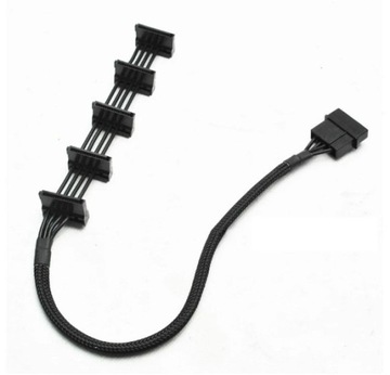 4 piny ide molex 1 do 5 SATA adapter