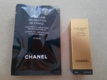 Chanel Sublimage zestaw miniatur krem 5ml + Le Volume tusz do rzęs 1ml