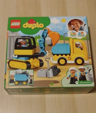 LEGO duplo 10931 Ciężarówka i koparka gąsienicowa