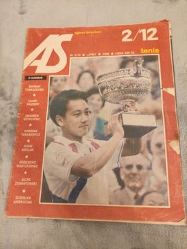 Magazyn AS Sportowiec Tenis 1989r.