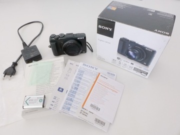 Sony DSC-HX50 komplet, pudełko, papiery, ładowarka