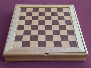 Drewniane szachy  ,vintage 