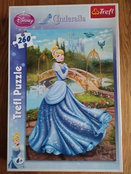 TREFL puzzle Kopciuszek Cinderella 260 el.