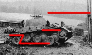 Panzer V Panther Ausf. G, Belgia 1944