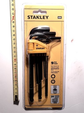 Klucze imbusowe 1.5-10mm 9sztuk STANLEY 0-69-256