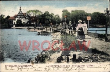 WROCŁAW Breslau Rakowiec Zoologischen Garten 1910
