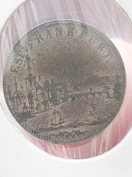 6 krajcarow 1853 Frankfurt