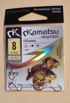 Haczyk KAMATSU ISEAMA E GRIP K-006 rozm.8 10szt