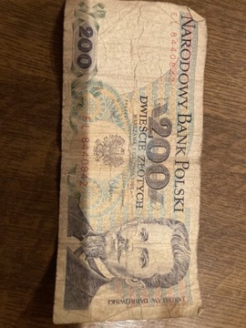 Banknot 200 zł