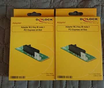 Adapter M.2 PCIe na PCIe x4 Delock 62584