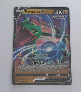 Karta Pokemon Rayquaza V 