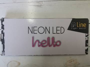 Neon " hello" 