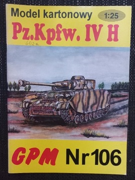 GPM 106 Czołg Pz.Kpfw. IV H