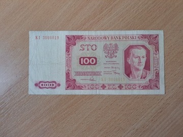 100 złotych 1948 seria KI 