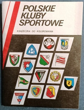 Polskie Kluby Sportowe - książeczka do kolorowania