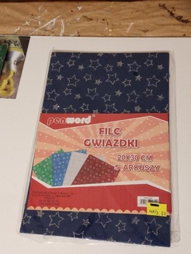 FILC GWIAZDKI 20X30 niebieski