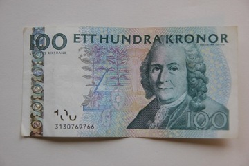 Banknot 100 koron szwedzkich ETT HUNDRA KRONOR 