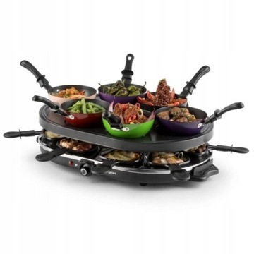 Raclette grill elektryczny OneConcept Woklette cza