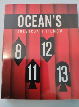 OCEAN'S KOLEKCJA 4 FILMÓW (4 BLU-RAY) POLSKIE WYDA