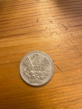 Moneta  2 zł z roku 1960