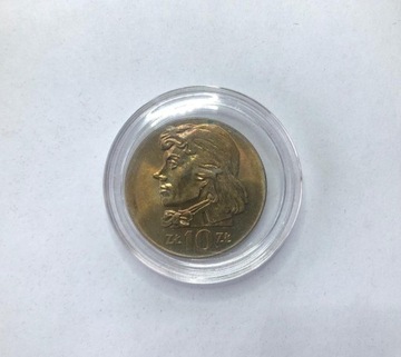 Moneta 10 złoty 1972r