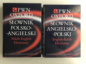 Słownik ang-pol i pol-ang, PWN Oxford, 2 tomy
