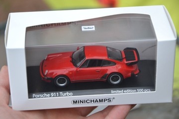 Minichamps Porsche 911 turbo 930 3.3 77 red 1/43 G