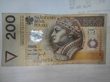 200 zł banknot kolekcjonerkski