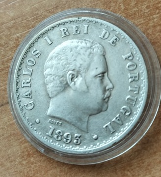 Portugalia 500 realów, 1893 r 