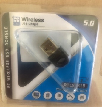 5.0BT wireles USB dongle RTL8761B+5.1BT(razem2szt)