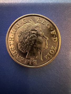 Moneta 5 Pence 2012 rok Wielka Brytania
