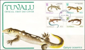 Tuwalu - Gady, FDC (zestaw 12008)