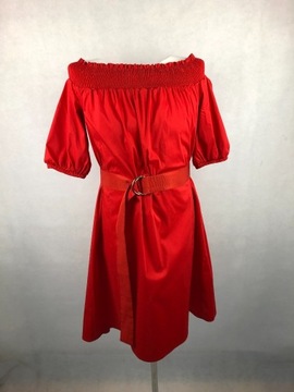 NOWA Czerwona sukienka Hiszpanka LIU JO It46 PL 42