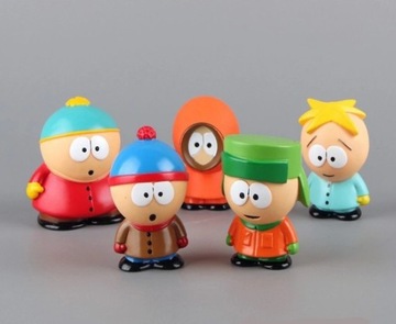 5 figurek South Park -Eric,Kenny,Kyle,Stan,Butters