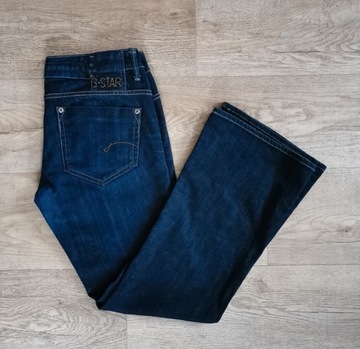 Spodnie jeans G-Star midge bootleg dzwony W30 L30