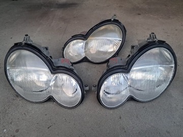 C klasa W203 sport coupe lampy Przednie lewa prawa