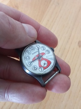 Zegarek damski telefon mechaniczny ZSRR.