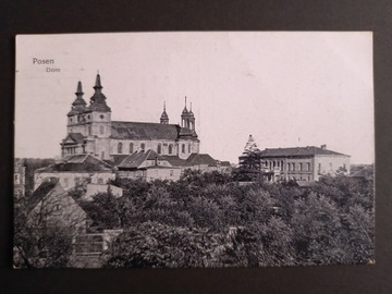  Posen Poznań  Dom Katedra 1916 rok.