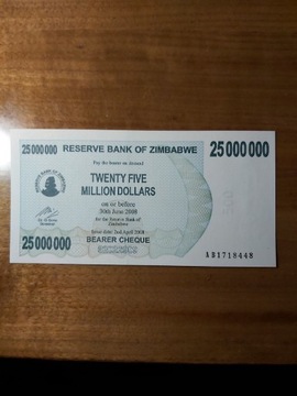 Zimbabwe 25000000